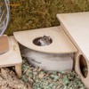 Niteangel Animal Sand-Bath Box: - Acrylic Critter's Sand Bath Shower