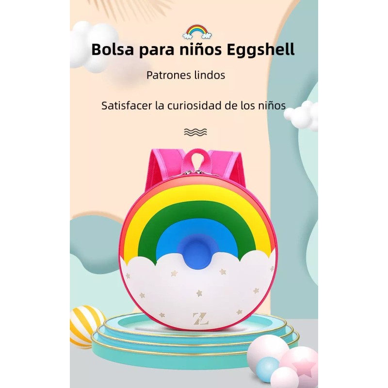 Shuang.W Mochila Niños Donut Dibujos Animados Jardín Infantes