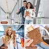 2 Unidades Cartera para Pasaporte RFID, 2 Packs Funda y