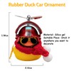 wonuu Adornos de Coche de Pato de Goma con hélice
