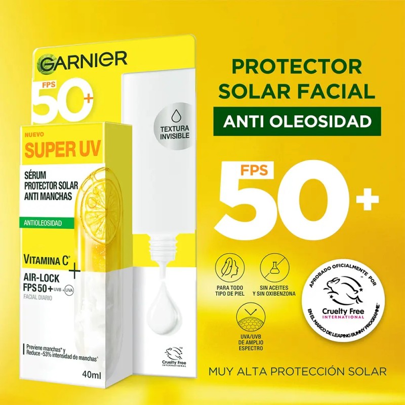 Garnier Protector Solar Super Fluido Invisible Fps50