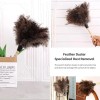 Ostrich Feather Duster Fluffy Natural Genuine Ostrich Feathers Eco-Friendly Reusable