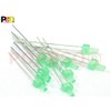 POPESQ® Pack of 10 x LED 2 mm Green #A5051