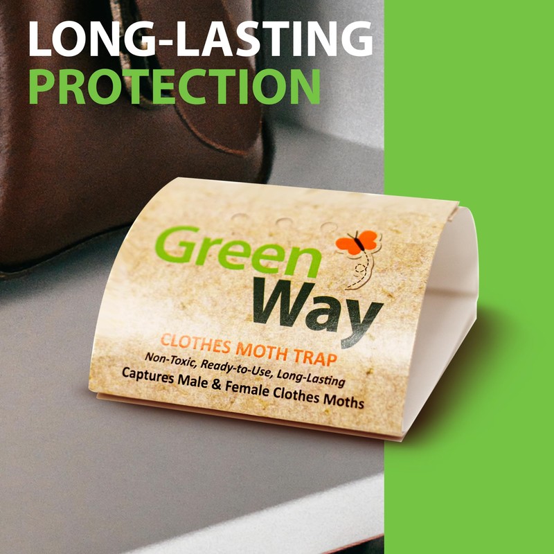 Greenway Clothing Moth Traps with Powerful Pheromone Lures for Effective,