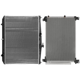cciyu Aluminum Radiator Replacement 2017-2019 for Toyota for Highlander 13657 radiator Plastic Radiator Auto Parts Complete radiator Radiator Engine Coolant Radiator Assembly Radiator