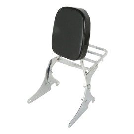 Backrest Detachable Sissy Bar W/Luggage Rack Backrest Compatible with Kawasaki Vulcan VN 400 800 1995-2012