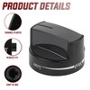 W10339442 Whirlpool Stove Knobs Cooktop Surface Burner Control Knobs Black
