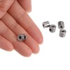 uxcell 10pcs Set Screw Collars 3mm Bore Stainless Steel Shaft