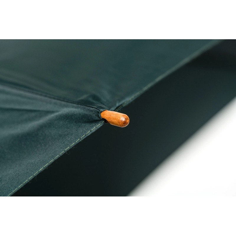 Krago Real Wood Handle Classic Auto Open Stick Umbrella Green