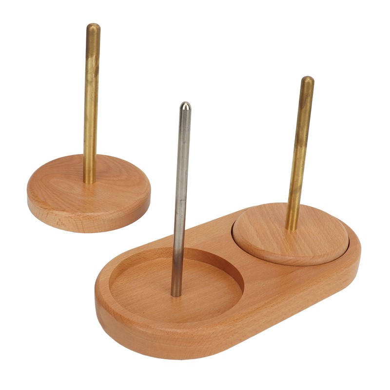 Double Yarn Holder Detachable Rotatable Large Capacity Yarn Ball Stand