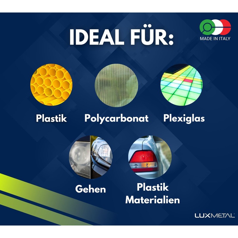 Lux Metal Plastic Polishing Compound 300g Fine Polishing Perspex Polycarbonate