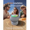 dbsono Portable Bluetooth Speaker Shower Waterproof: IPX7 Loud Sound with