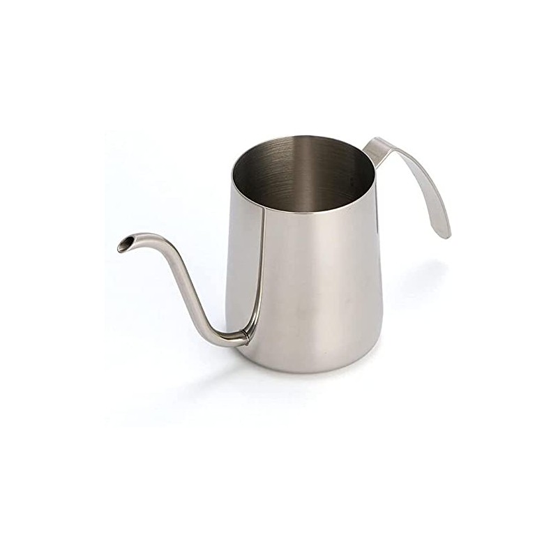Kitchen Supplies, Coffee Drip Pot, Narrow Mouth, Stainless Steel, Drip