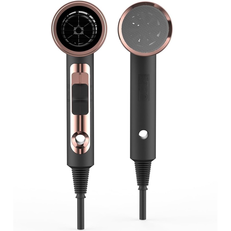 FUNTIN Professional 1800W Hair Dryer Ionic Thick Curly Hair Diffuser