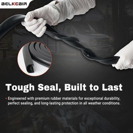 RV Slide Out Seal, D-Seal Wiper Weather Stripping (018-312-EKD) 1 * 15/16 Inch * 35' Compatible with RV Camper Trailer Black Rubber
