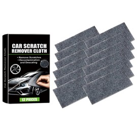 RAXLUPO Pack of 12 Nano Sparkle Cloth Nano Sparkle Cloth Car Scratches Versatile Magic Nano Cloth Scratch Remover Cloth for Car Scratches Repair on All Cars