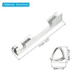 PATIKIL Billiard Pool Cue Repair Clamp, Aluminium Snooker Pool Cue Tip Fastener Cue Tip Clamp Billiard Accessories for Club Tips