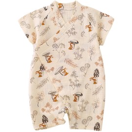 Japanese Kimono Baby Thobe Cotton Yarn Pajamas Robe 24 Months Squirrel