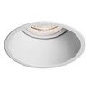 Astro Minima Round Fixed Indoor Downlight (Matt White), GU10 Lamp,
