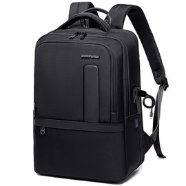 SKvoen 40L Large Travel Laptop Backpack for Mens Women Expandable Business Work Backpacks Water Resistant Computer Backpack with USB Charging Port Fits 17.3 Inch Laptop - Black