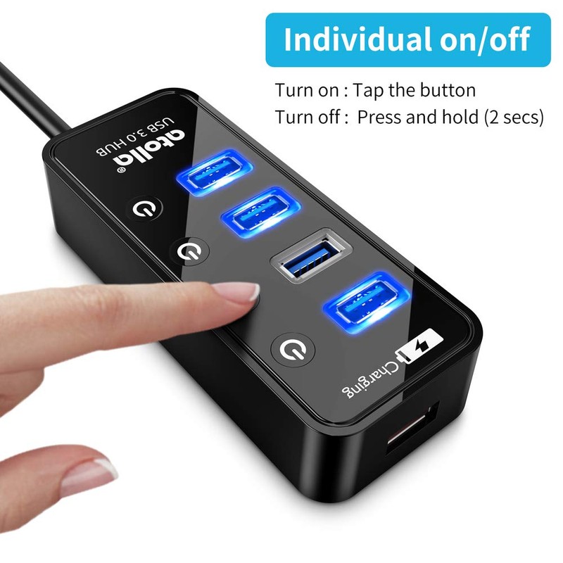 Atolla USB 3.0 Multiple 4 Ports USB Data Hub SuperSpeed