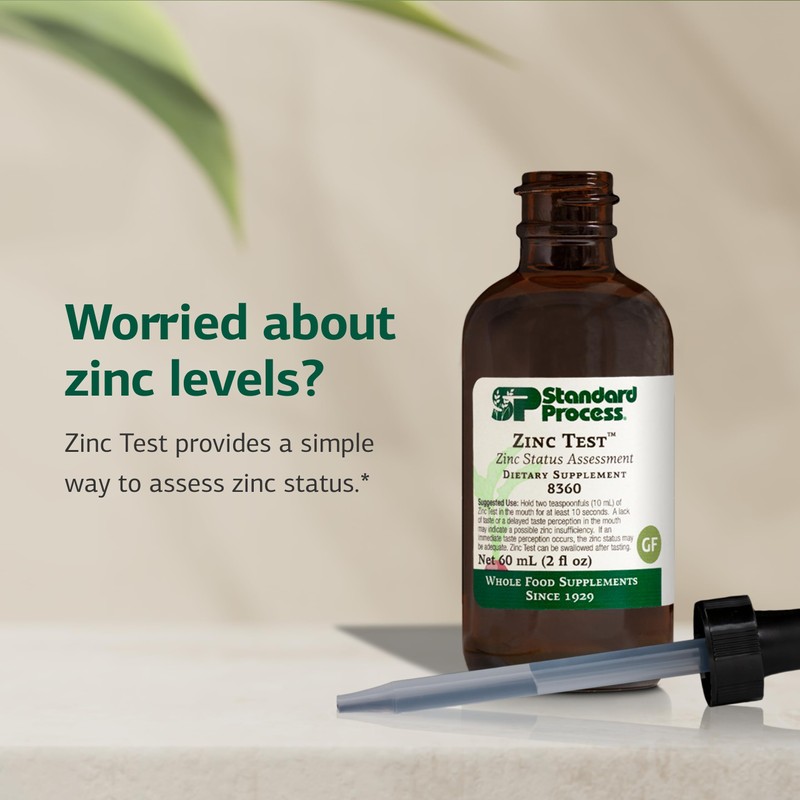 Standard Process Zinc Test - Noninvasive Status Assessment - Excellent