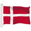 USA American & Denmark Danish Flags 3x5 FT Combo Printed