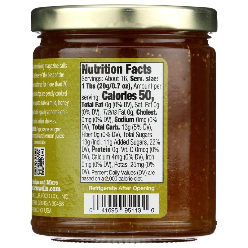 Braswell Preserves Fig 11.5 OZ (Pack of 2)