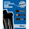 IronMaxx Protein Shaker with Screw Cap, Black (Night Black), 700