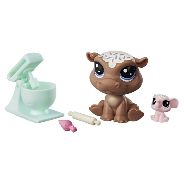 Littlest Pet Shop Cookie Hippomont & Sugarplum Elletrunk