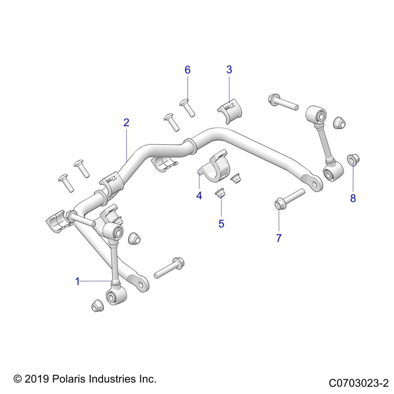 Polaris RZR Screw, Genuine OEM Part 7520990, Qty 1
