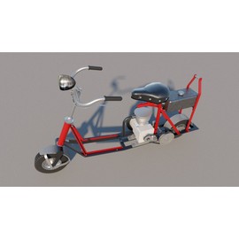 Scooter Mini Bike Plans DIY Metal Frame Minibike Outdoor Sports Build Your Own