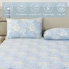 URBONUR Full Sheets Set, 4 Piece Bedding Sheets & Pillowcases