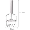 EASYNICE Potato Masher, Two-Layer Stainless Steel Potato Ricer with Built-in