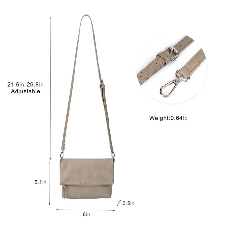 Gladdon Women's Shoulder Bag, Shoulder Bag with Zip, Crossbody Bag,