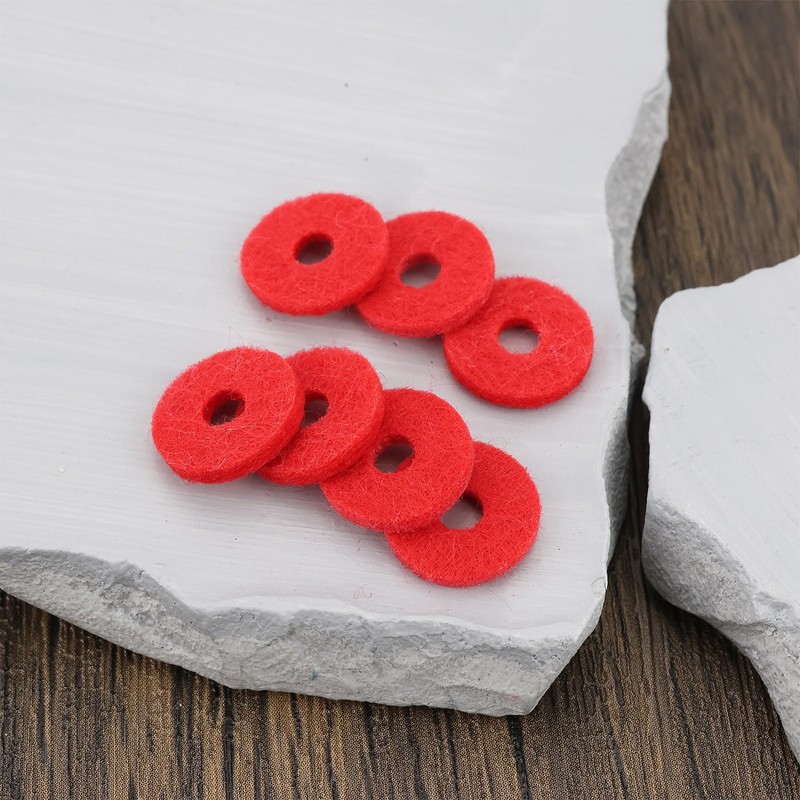 YINETTECH 180pcs Piano Felt Pads Piano Tuning Felt Piano Keyboard