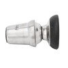 Walking Cane Stick Tips Universal Swivel Rubber Stainless Steel 19mm
