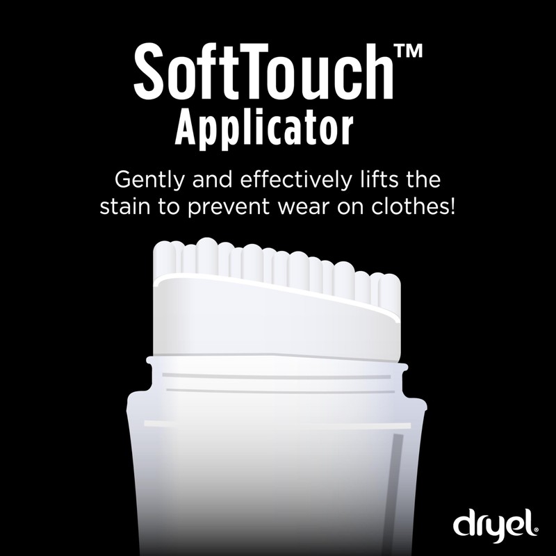 Dryel On-The-Go Stain Remover Pen with Soft Touch Applicator Scrubber,