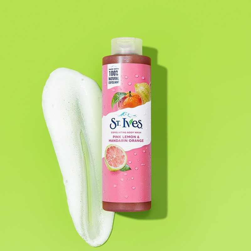 St. Ives Pink Lemon & Mandarin Orange Exfoliating Body Wash