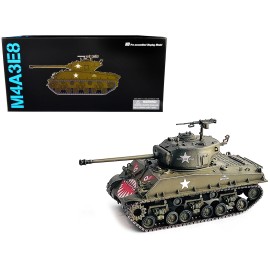 DCD United States M4A3E8 Sherman Tank 'Tiger Face' 1951 Olive Drab '89th Tank Battalion Korea' NEO Dragon Armor Auto Racing Wear