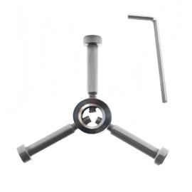 fxnx Adjustable Outdoor Faucet Handle,Hose Bib Handle, Outdoor Garden Faucet, Hose Bib, Round Wheel for 3/8" Or Smaller Exposed Stem Outdoor Faucet Handle Replacement