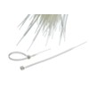 SE 4" White Cable Ties with 18-lb. Tensile Strength (100