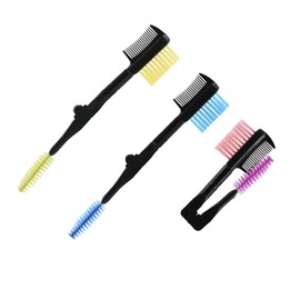 NOLITOY 3pcs Fashion Eyebrow Comb Eyebrow Brush Angled Eye Brow Brush Lash Kit Eyebrow Grooming Kit Eyelash Grooming Brush Eyebrow Comb Tool Eyebrow Spoolie Brush Eyelash Makeup Tool