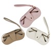 BieFuDan 3 Pack Soft Leather Sunglasses Bag, Portable Eyeglass Case