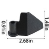 TAODAN 2PCS Black Stainless Steel CBK-110KP Kneading Paddle Replacement Part