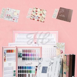Nail shop color chart gel nail 120 color art board display storage / 네일샵 컬러차트 젤네일 120색 아트보드판 디스플레이 보관
