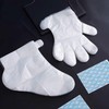 Disposable Foot & Hand Moisturizing Wraps 100P Hygienic Plastic Gloves Cover Hand Moisturizing Wraps 100p 10ea