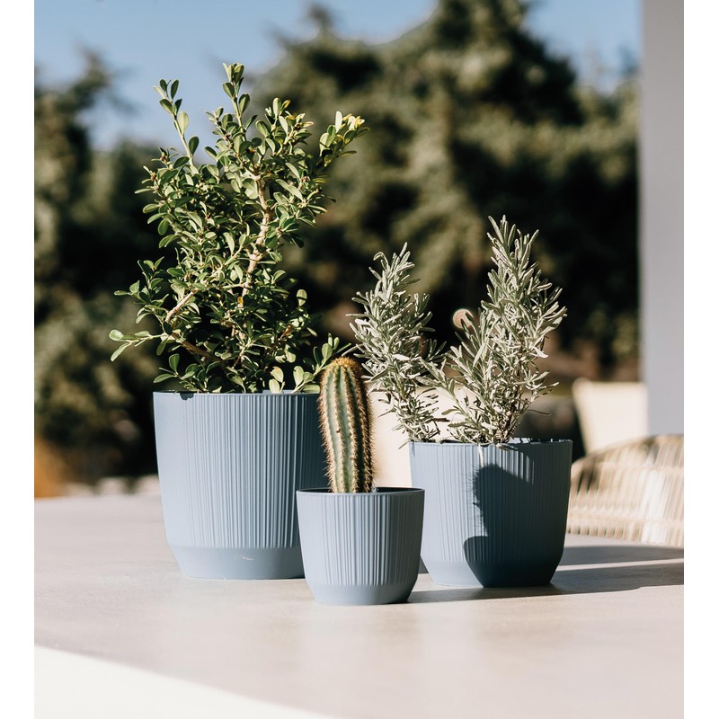 Tymar Flower Pot, Planter, Pack of 2, Plastic Flower Pot,