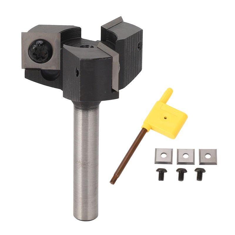 Spoilboard Surfacing Router Bit 8mm Shank 3 Flute 1 1/2