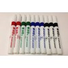 PACK OF 10 ASSORTED SL WHITEBOARD FLIPCHART MARKER PENS. 3x